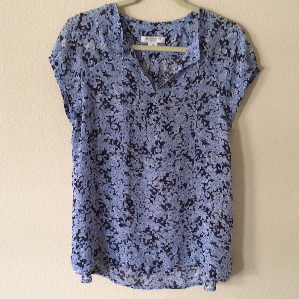 Liz Claiborne Petite Sheer Blouse